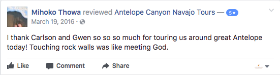 Review of Antelope Canyon Navajo Tours #12