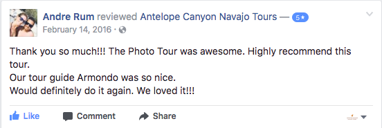 Review of Antelope Canyon Navajo Tours #13