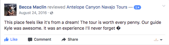 Review of Antelope Canyon Navajo Tours #6