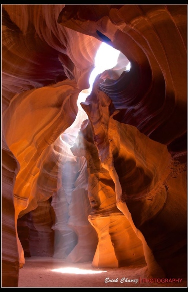 Antelope Canyon hole in ceiling!