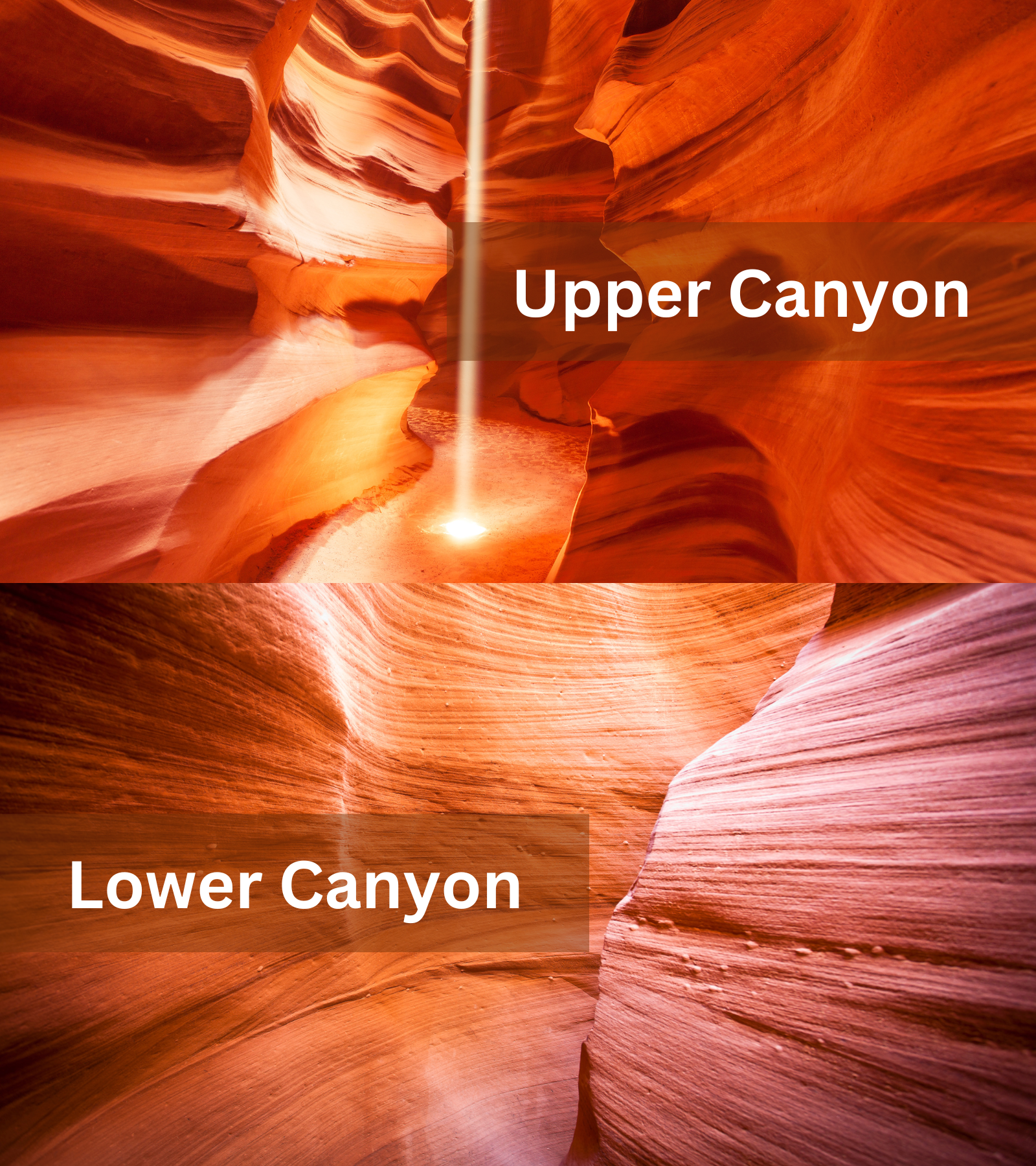 The Differences Between Upper & Lower Antelope Canyon - Navajo Tours